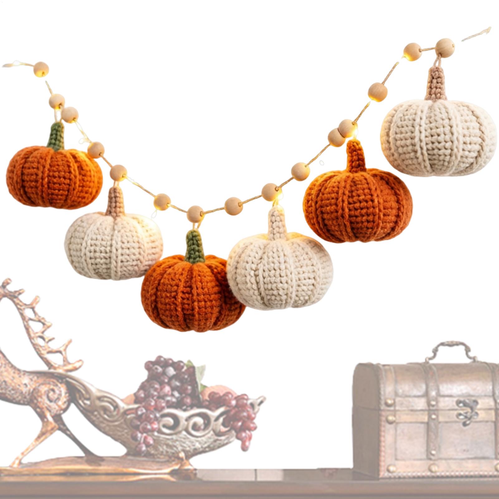 String Light Outdoor - Guirlande lumineuse citrouille pour extérieur, décoration