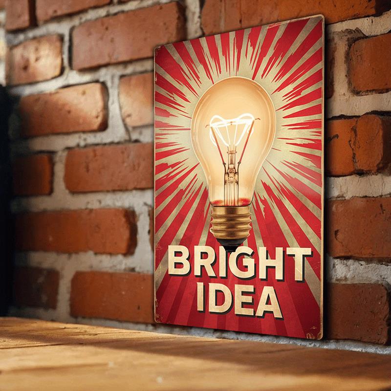 Lighting Decoration Ideas For Home - Art mural en métal d'inspiration vintage