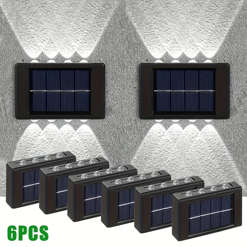 String Light Outdoor - Applique murale extérieure solaire 12 LED