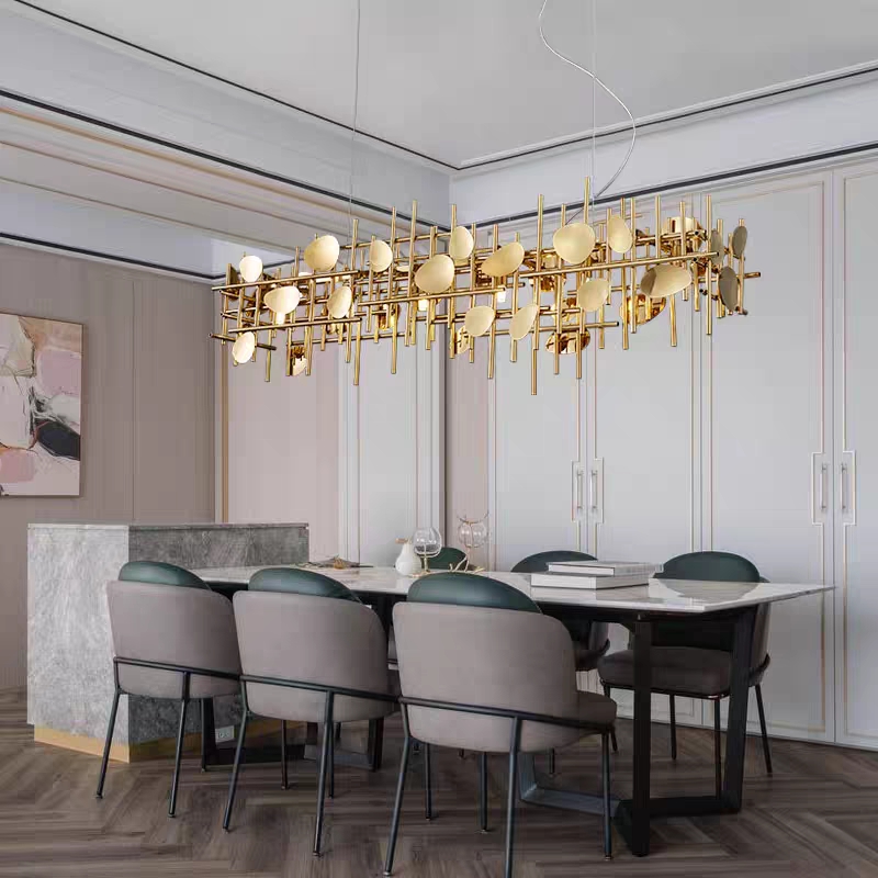 Lighting Decoration Ideas For Home - Lampes suspendues géométriques à lignes décoratives,