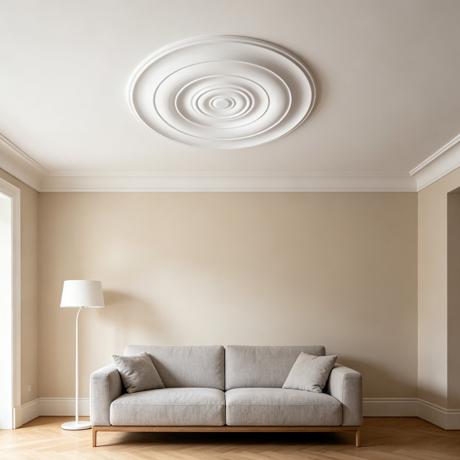 Decor Lighting & Decor Fires Photos - Médaillon de plafond rond, design européen,