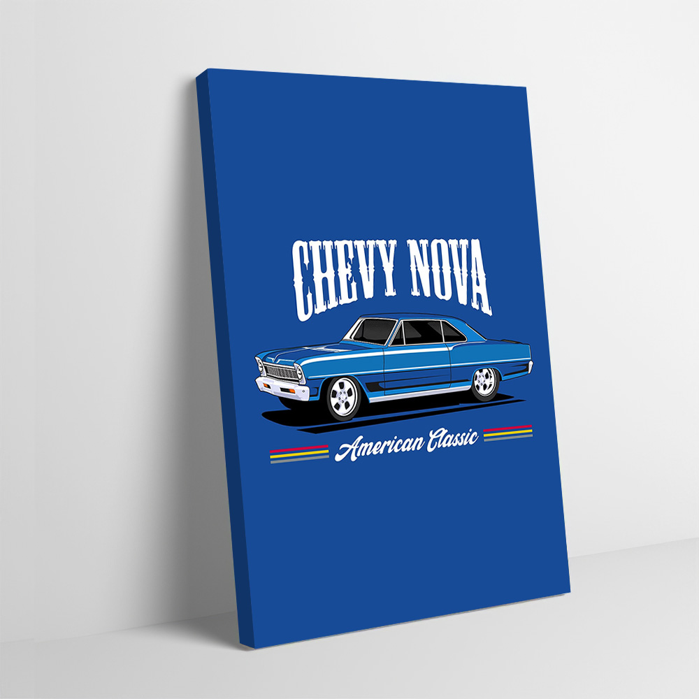 Nova Decor & Lighting Vase - Chevy Nova – affiche imprimée de