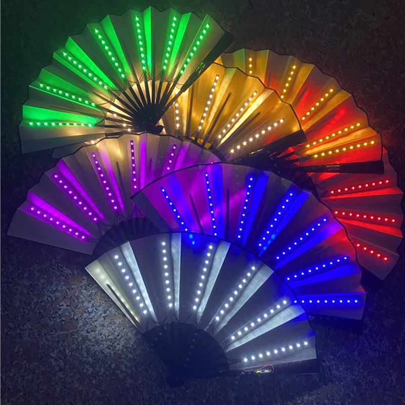 Decor Lighting Fans - Ventilateur à main pliant avec lumière