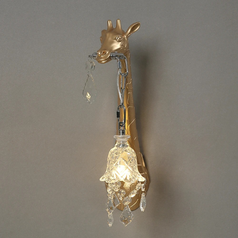 Decor Lighting Sales - Lampe murale LED girafe en résine