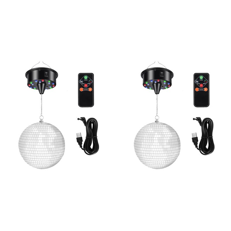 Disco Ball Mirror - AT41 Lot de 2 boules disco