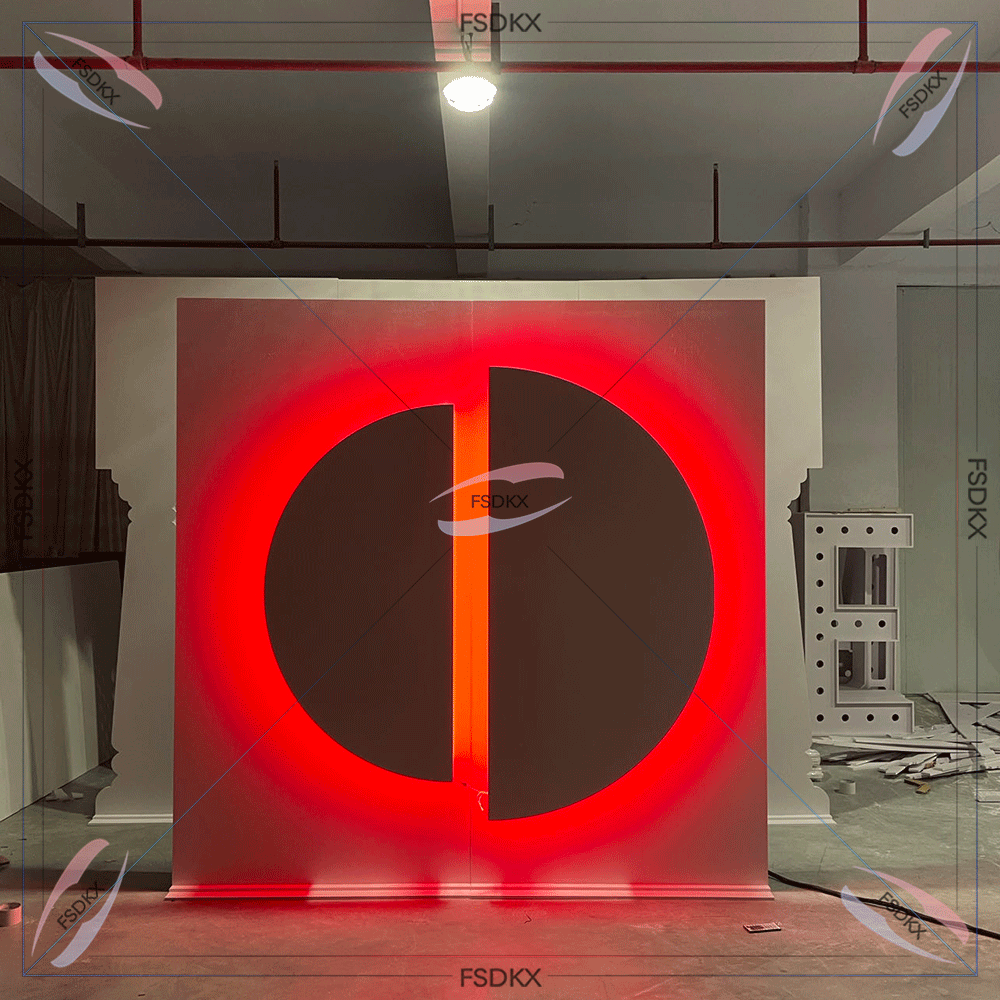 Lighting Decor Rentals - Toile de fond carrée RVB 3D,
