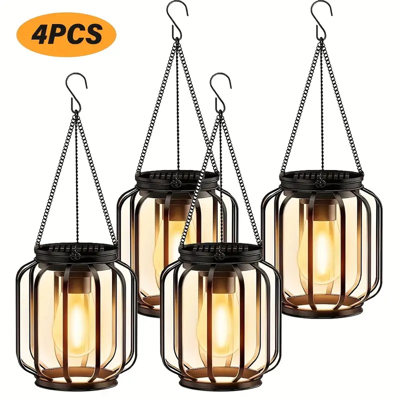 String Light Outdoor - Lanternes solaires lumières extérieures, lampes solaires