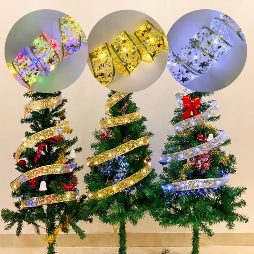 Home Decor Lighting Tree - 10m 5m LED or argent ruban