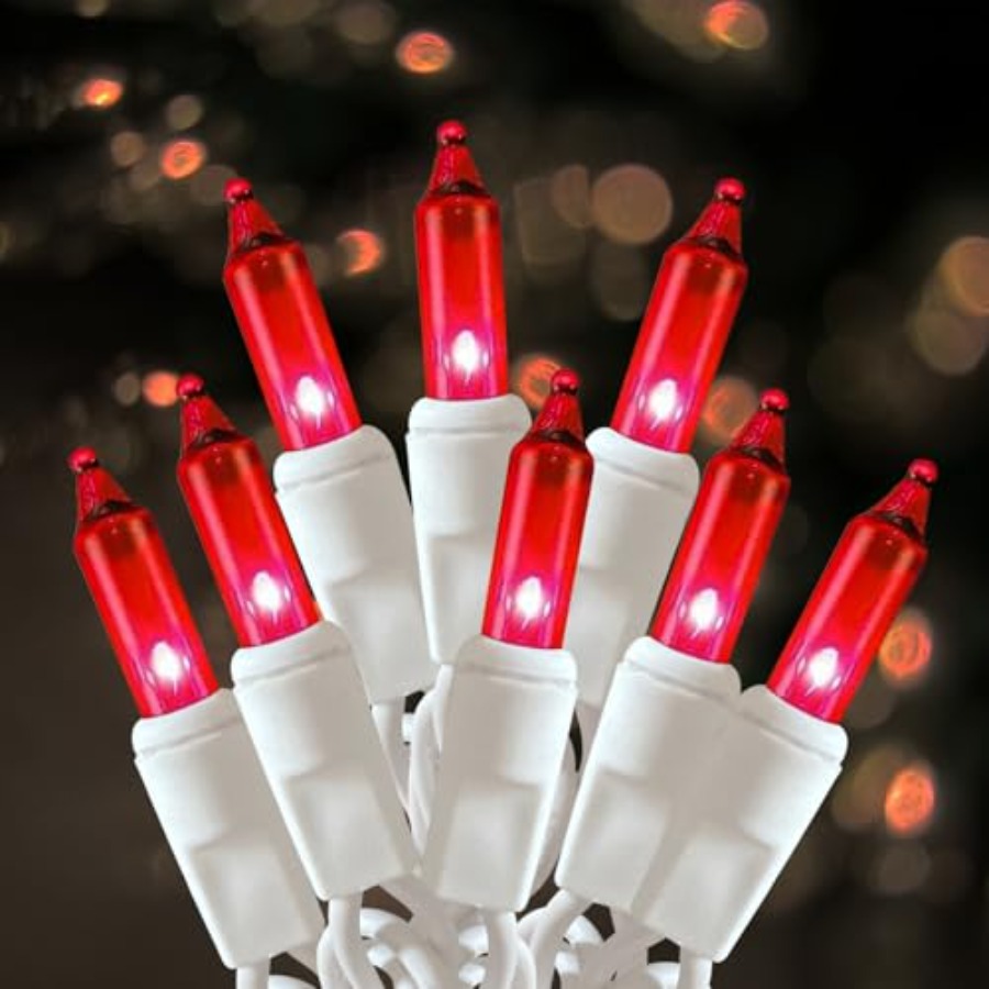 Outdoor Lighting Wedding Decor - Guirlandes lumineuses de Noël, 100 lumières,