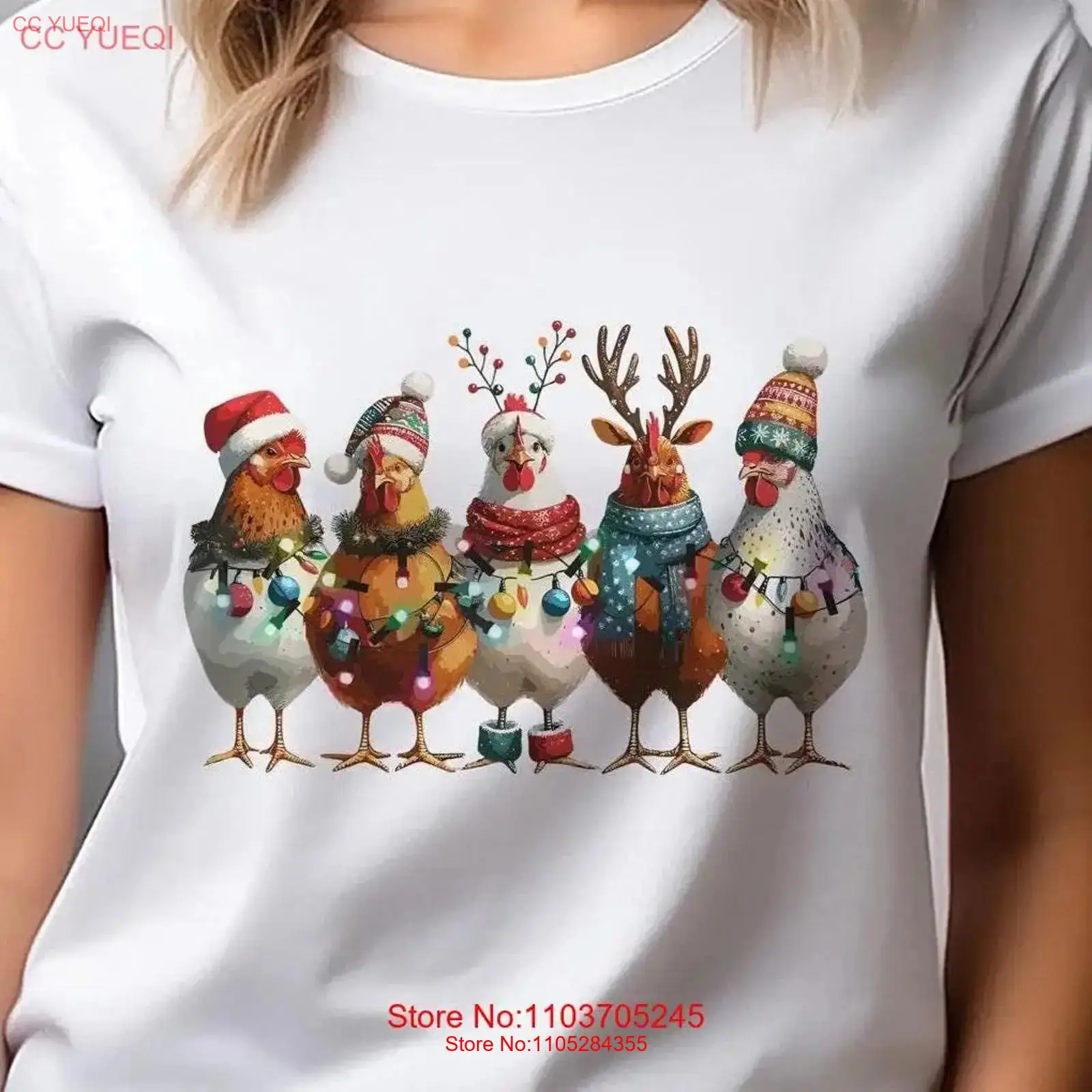 Homestead Lighting & Decor Oconomowoc - T-shirt col rond Bella Canvas Christmas