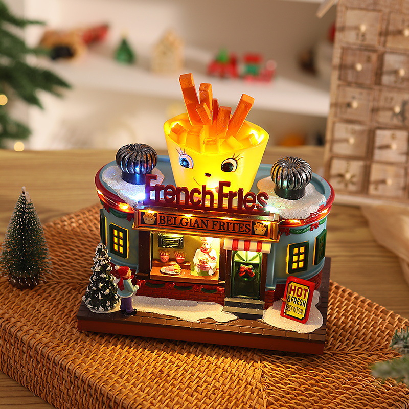 Lighting Decoration Ideas For Home - Boîte à musique lumineuse de Noël