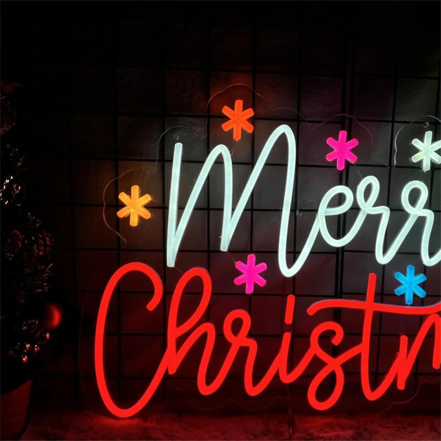 Enseigne au néon joyeux noël a - Lighting Decoration Ideas For Home avis et prix