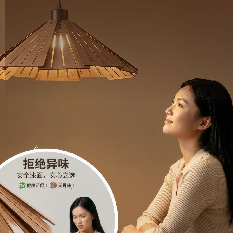 Luminaire suspendu en bois mas - Lighting Decor Rentals avis et prix