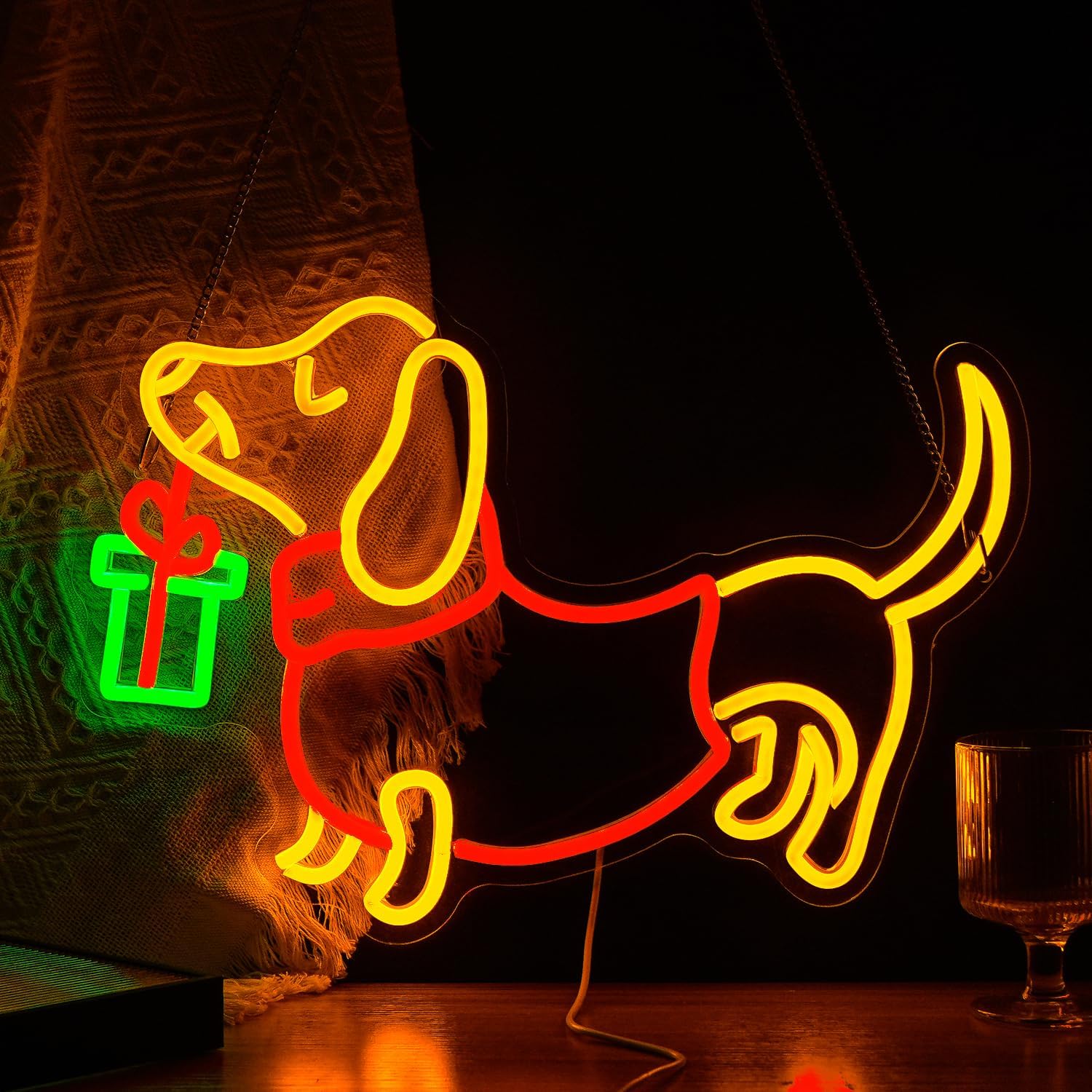 Enseigne au néon teckel à inte - Lighting Decoration Ideas For Home avis et prix