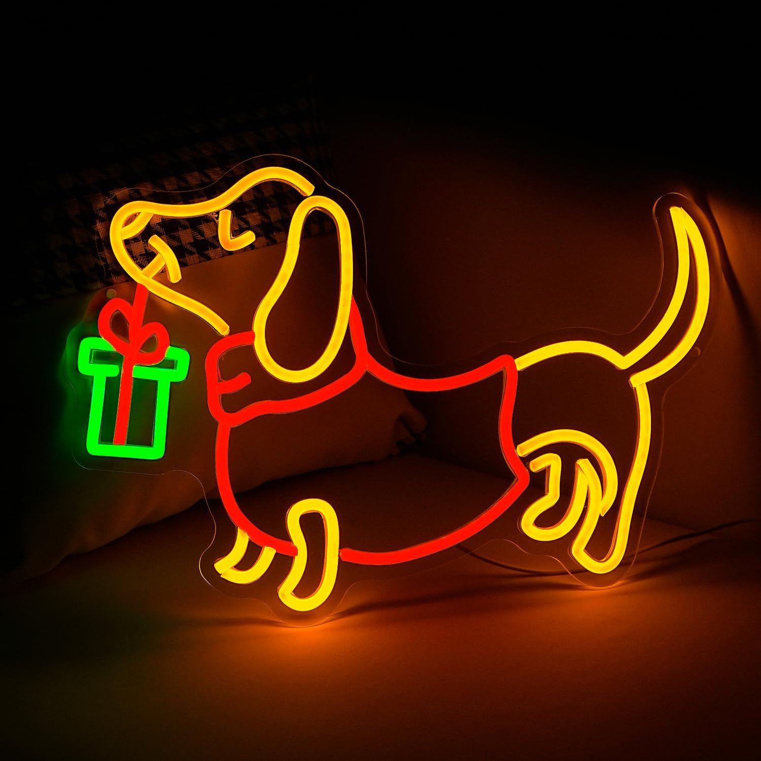 Enseigne au néon teckel à inte - Lighting Decoration Ideas For Home avis et prix