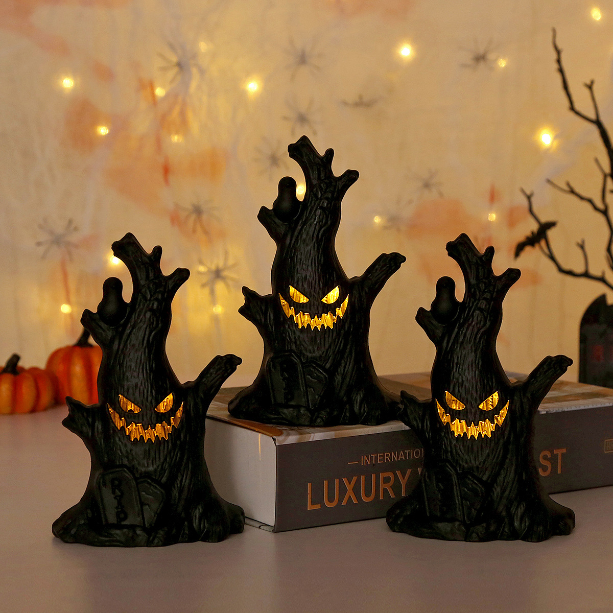 Lumières LED d'Halloween en fo - Home Decor Lighting Tree avis et prix