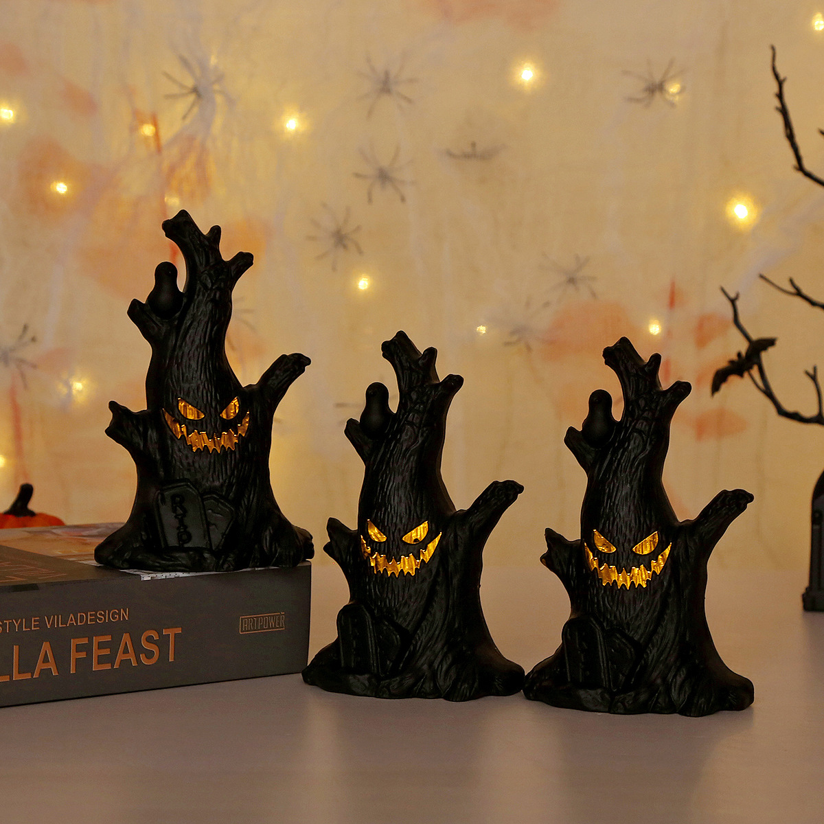 Lumières LED d'Halloween en fo - Home Decor Lighting Tree avis et prix