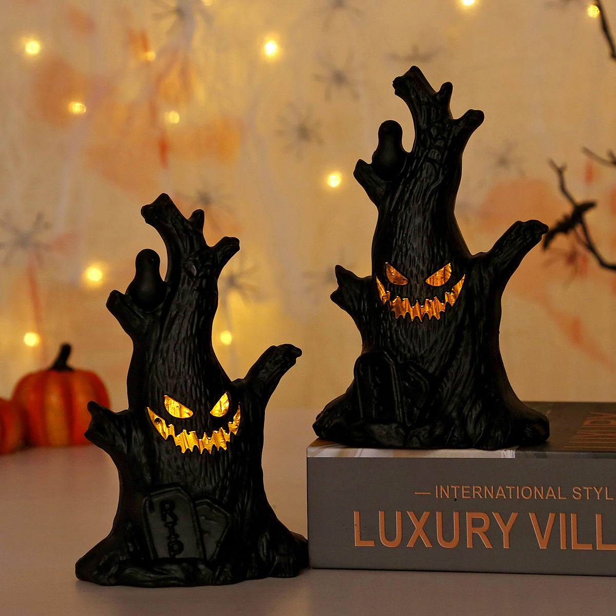 Lumières LED d'Halloween en fo - Home Decor Lighting Tree avis et prix