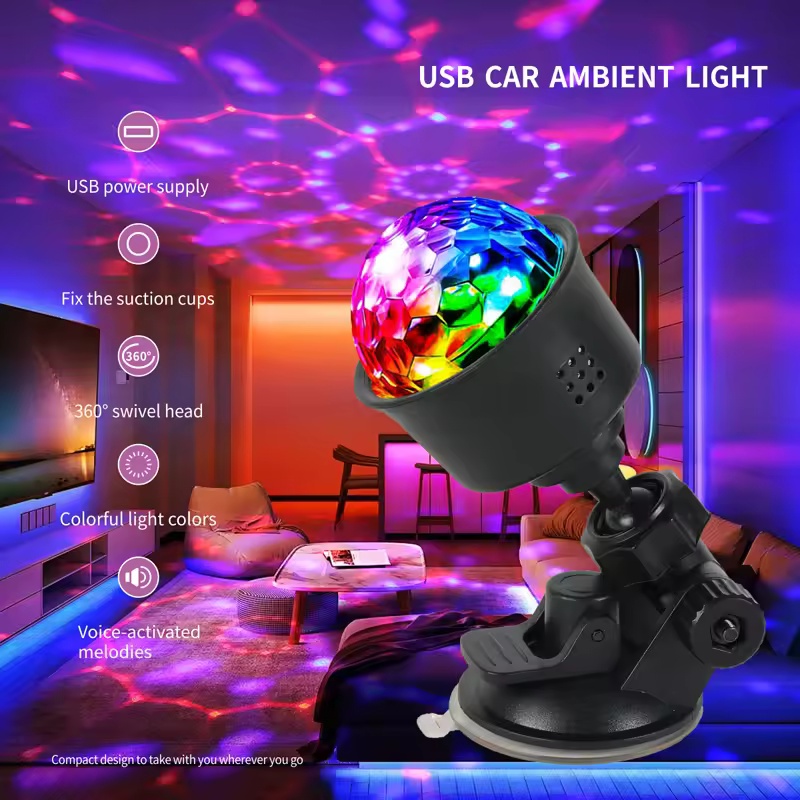 Boule lumineuse Disco LED acti - Lighting Effect Home Decor avis et prix