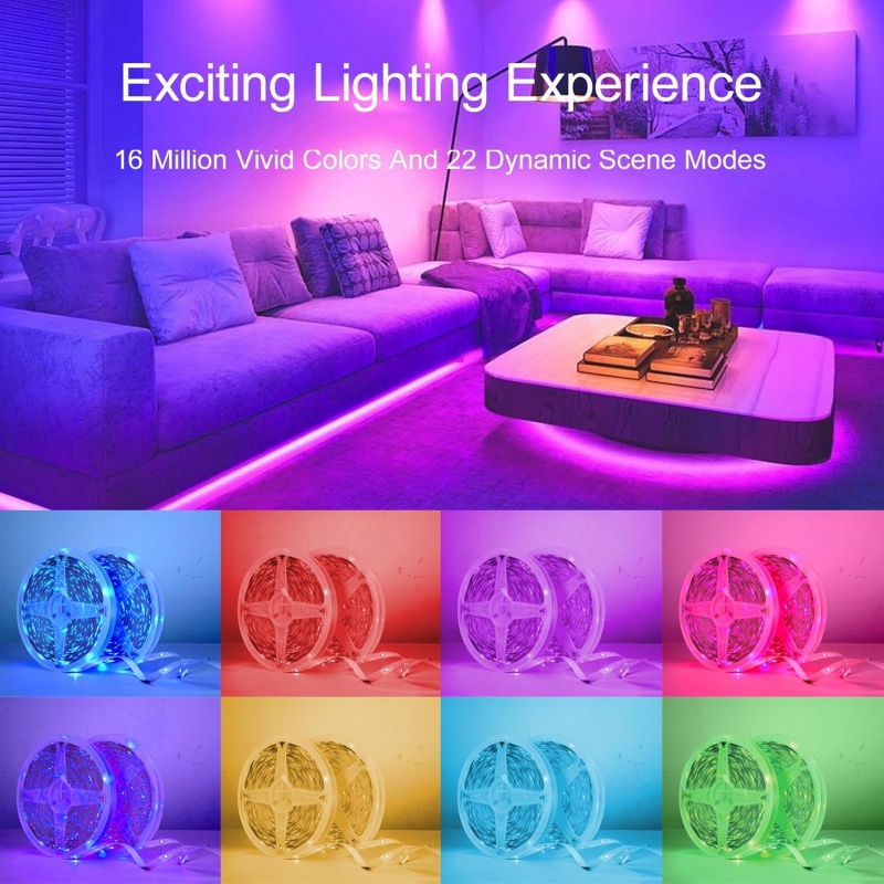 Ruban LED USB 5V CC, contrôle  - Room Decor Lighting Lamp avis et prix