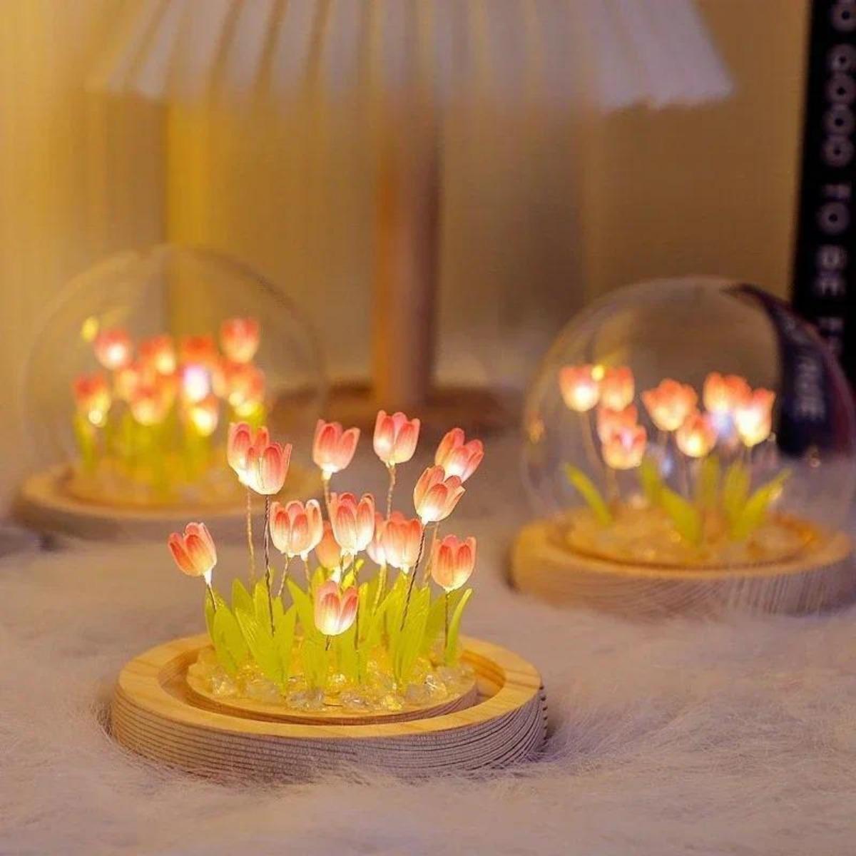 Veilleuse tulipe faite à la ma - Lighting Decoration Ideas For Home avis et prix