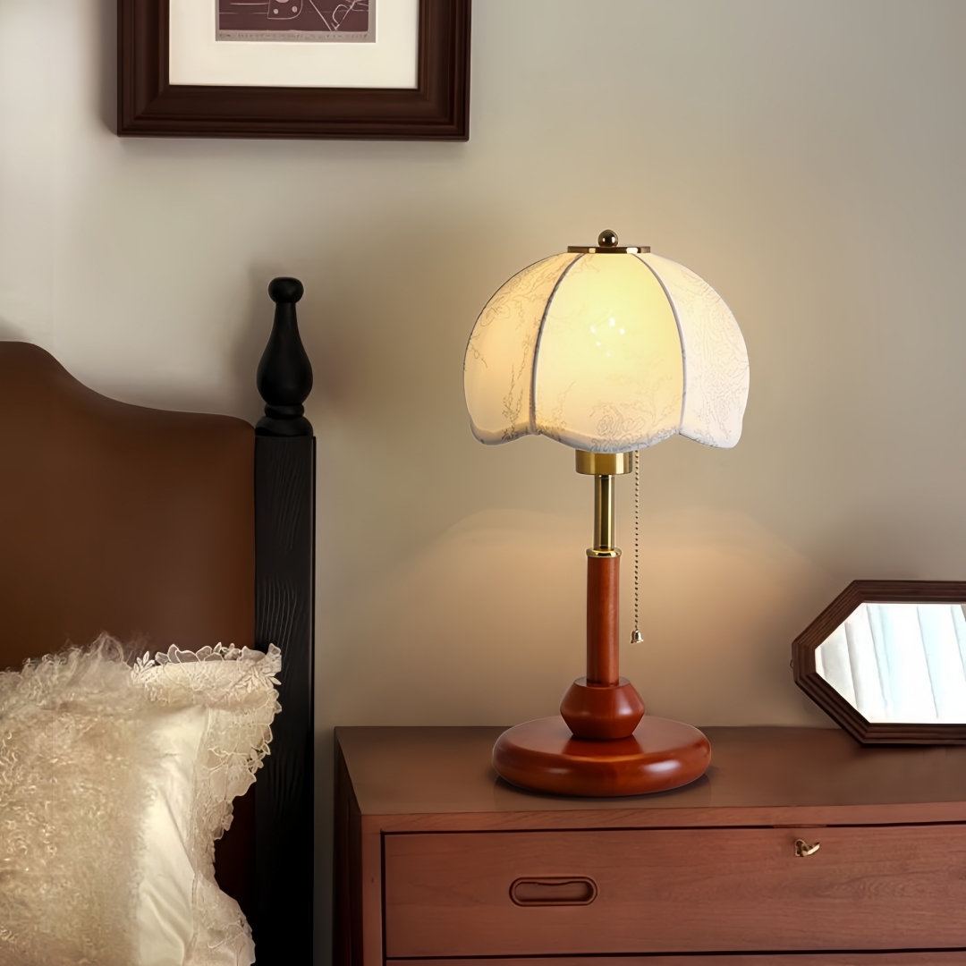 Lampe de table vintage à abat- - Room Decor Lighting Lamp avis et prix
