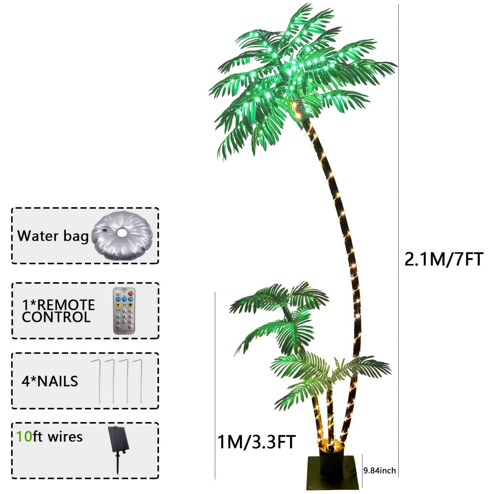Palmier artificiel éclairé par - Home Decor Lighting Tree avis et prix