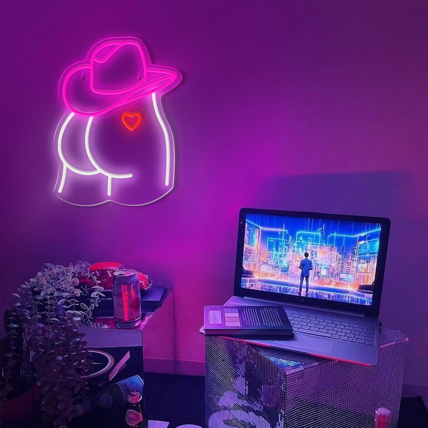 Enseigne néon LED dimmable Cow - Lighting Decor Wedding avis et prix