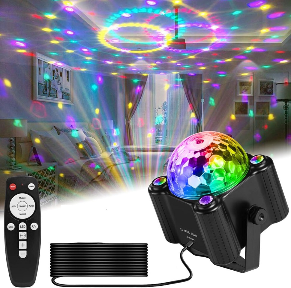 Lumières de fête Dj Disco boul - Lighting Effect Home Decor avis et prix