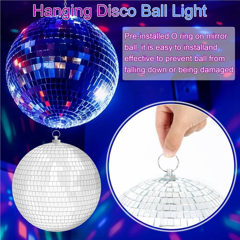 AT41 Lot de 2 boules disco sus - Disco Ball Mirror avis et prix