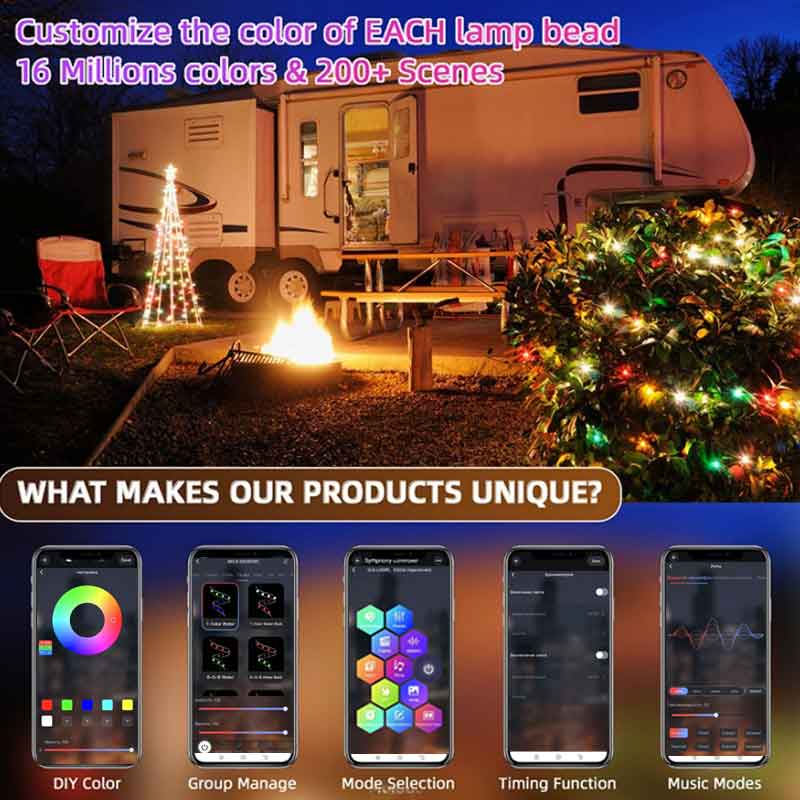 Guirlande lumineuse LED Blueto - Decor Lighting Address avis et prix