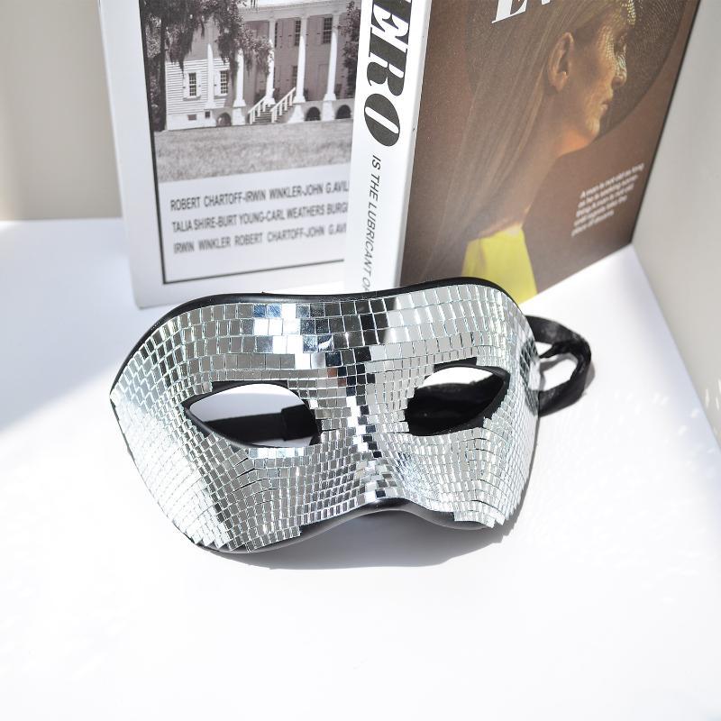 Masque de fête brillant effet  - Disco Ball Mirror avis et prix