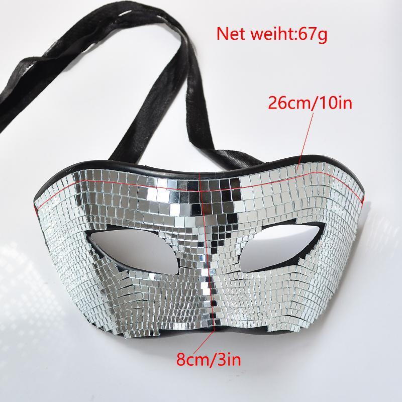 Masque de fête brillant effet  - Disco Ball Mirror avis et prix