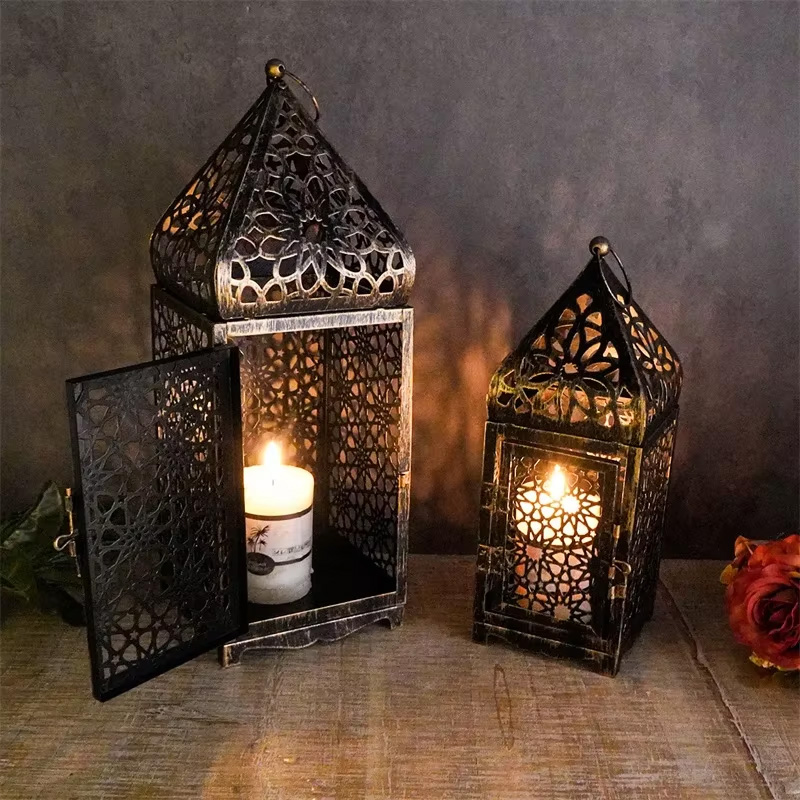 Lanterne à vent Vintage en mét - Lighting Decoration Ideas For Home avis et prix