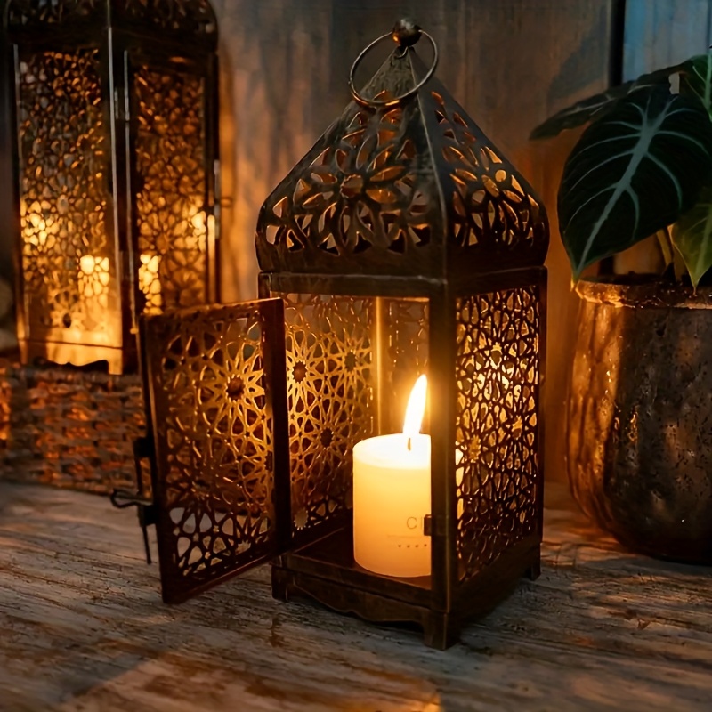 Lanterne à vent Vintage en mét - Lighting Decoration Ideas For Home avis et prix