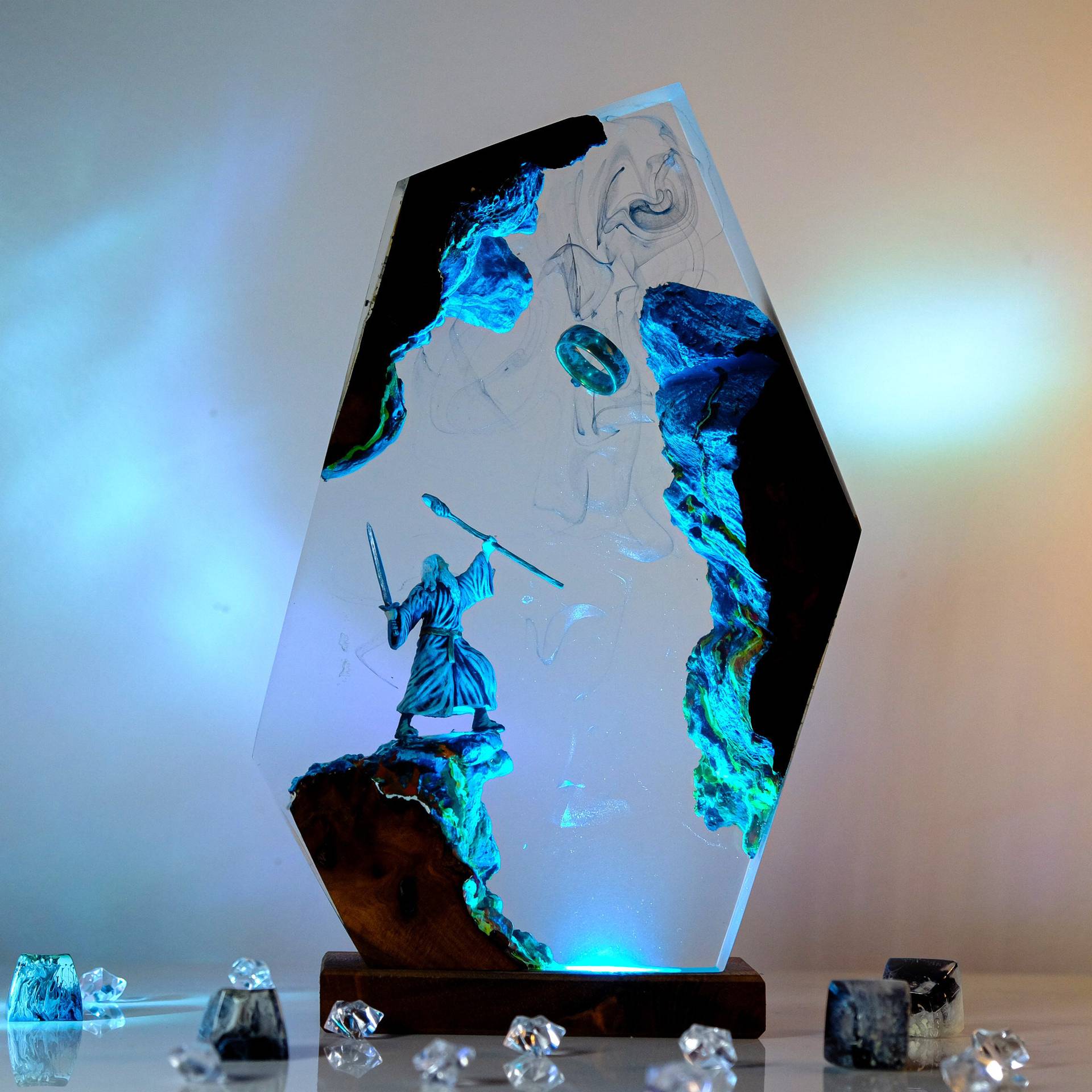 Lampe de table en résine Scène - Lighting Decor Wedding avis et prix