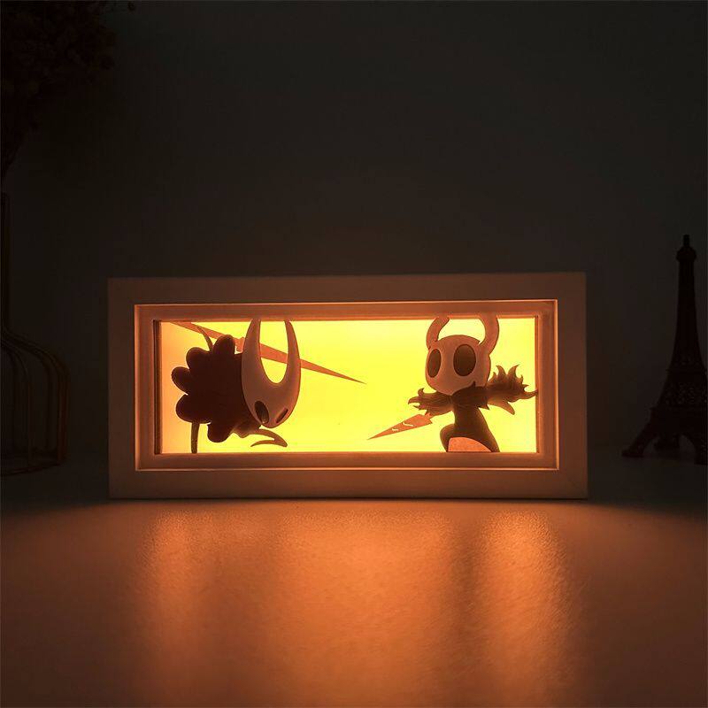 Lampe de nuit LED Hollow Knigh - Decor Lighting Fans avis et prix