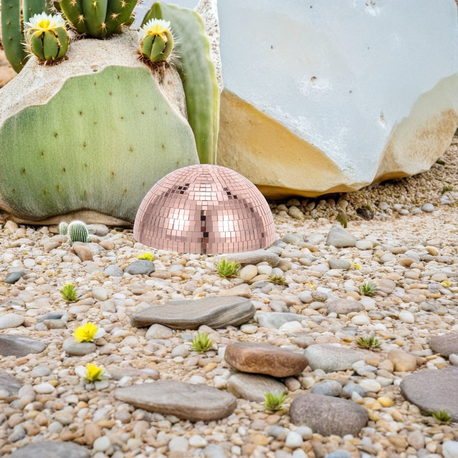 Globe Miroir de Jardin Semi-Tr - Disco Ball Mirror avis et prix