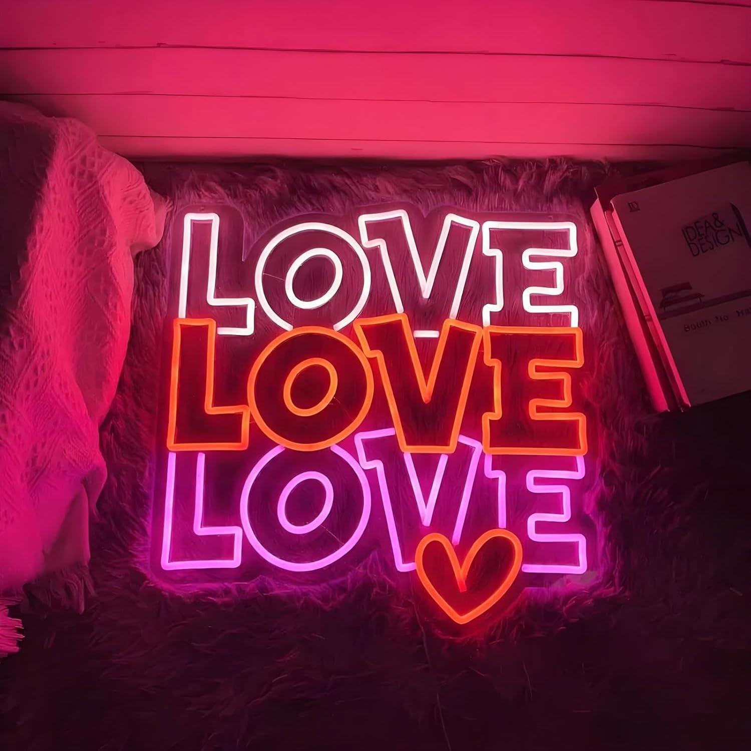 Enseigne néon « Love » à LED U - Lighting Decor Wedding avis et prix