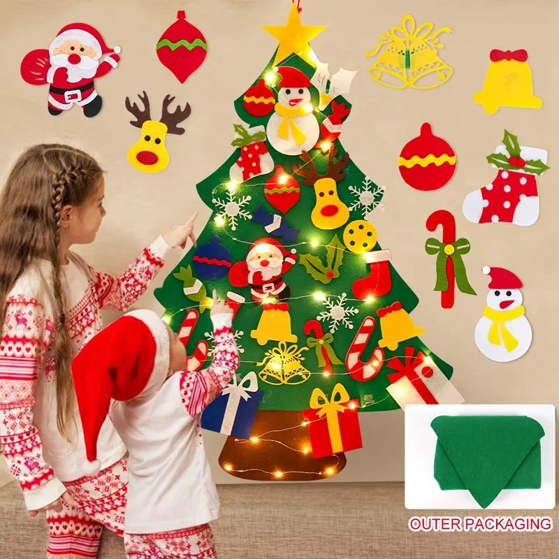 Arbre de noël en feutre avec l - Home Decor Lighting Tree avis et prix