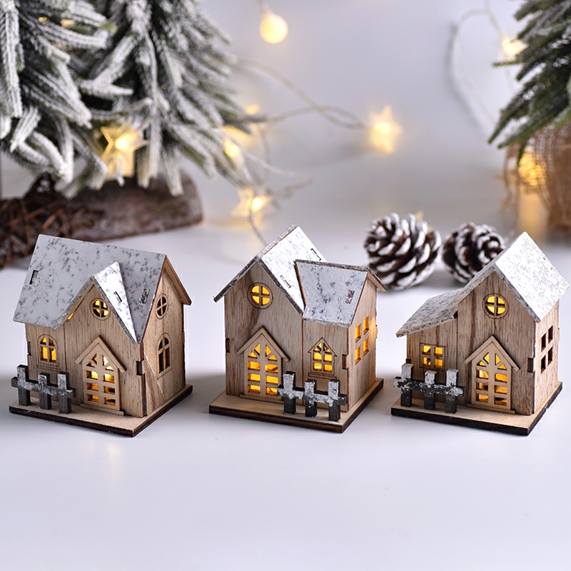 Maison en bois avec lumière LE - Home Decor Lighting Tree avis et prix