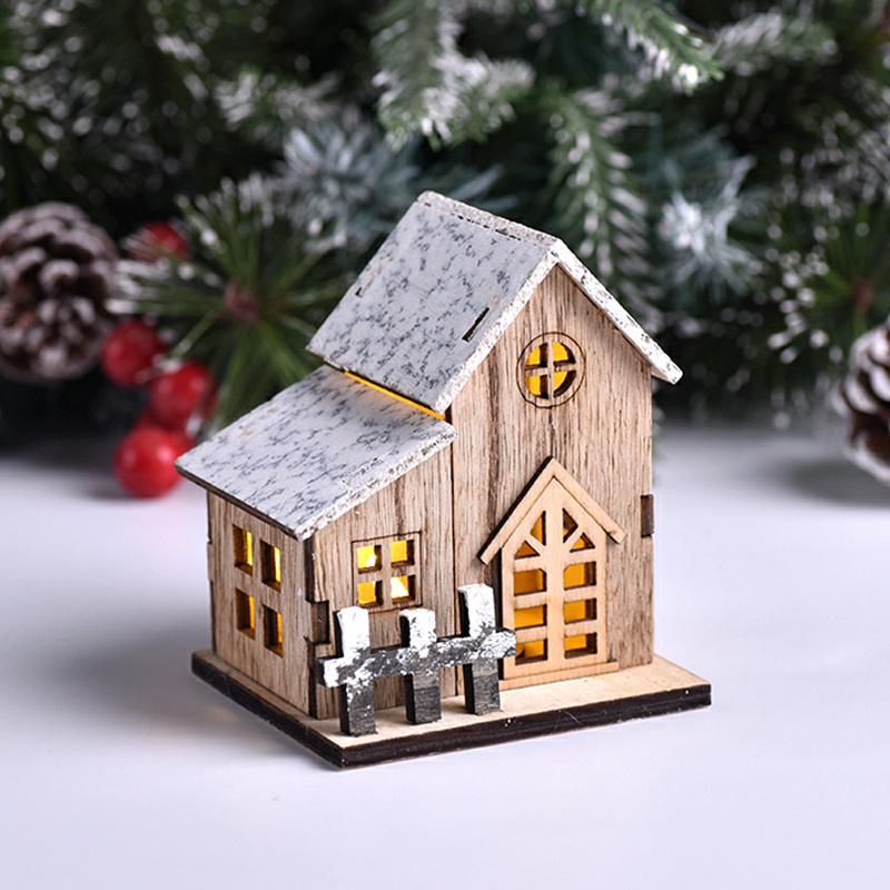 Maison en bois avec lumière LE - Home Decor Lighting Tree avis et prix