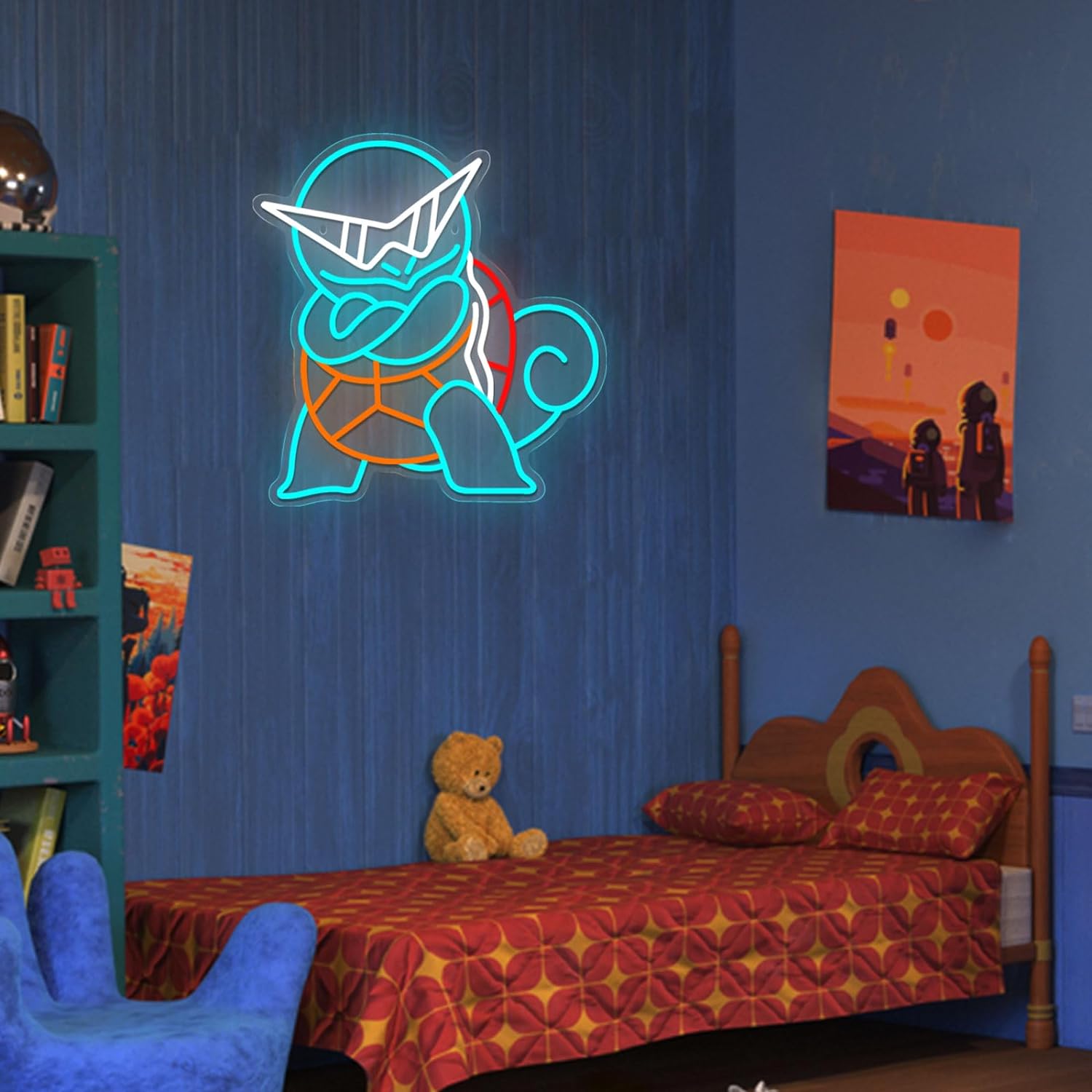 Enseigne néon LED Pokemon Squi - Decor Lighting Fans avis et prix