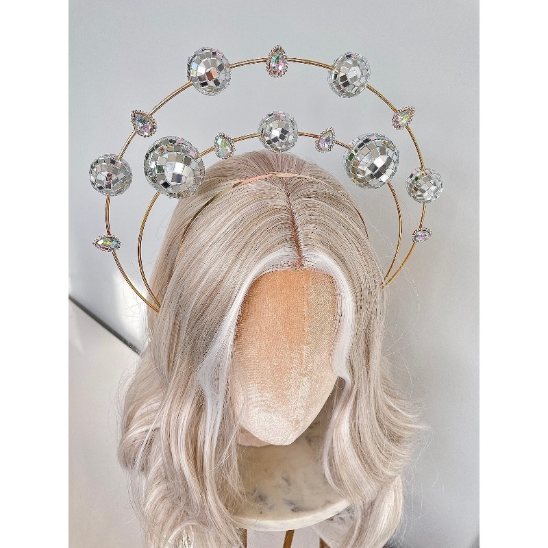 Serre-tête Disco Double Anneau - Disco Ball Mirror avis et prix
