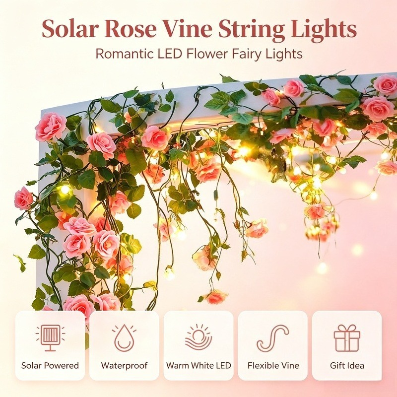 Guirlandes solaires LED en for - String Light Outdoor avis et prix