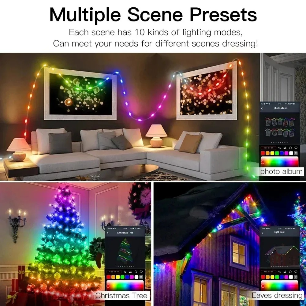 Guirlande lumineuse LED RGBIC  - Decor Lighting Address avis et prix